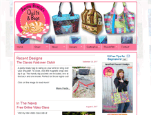 Tablet Screenshot of amongbrendasquilts.com